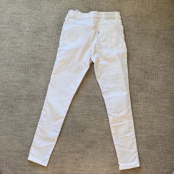 Levi's White 721 High Rise Skinny Jeans | Size 29 - Picture 2 of 8